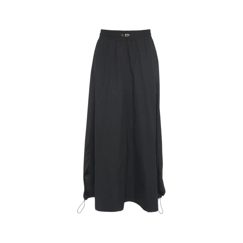 LIU JO Minirok Casual Maxi Skirt With Adjustable Hem Black