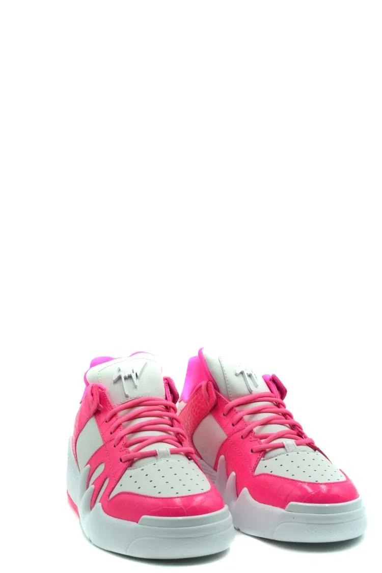 Thumbnail - Giuseppe Zanotti Low-Top Sneaker - Low-Top Sneakers With Textured Leather - Gr. 39 (EU) - in Rosa - für Damen