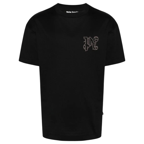 Palm Angels T-Shirt With Logo Black T-tröjor