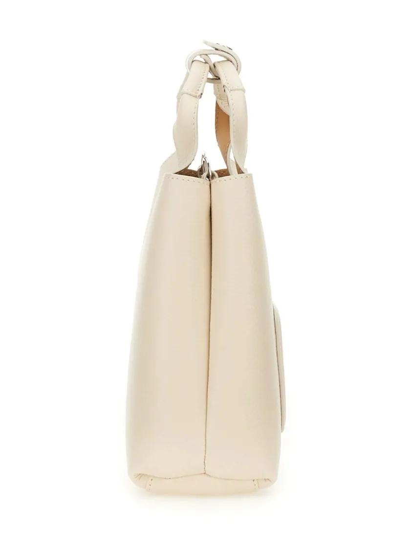 Hogan Shoppers & Totes "H" Mini Shopping Bag in beige