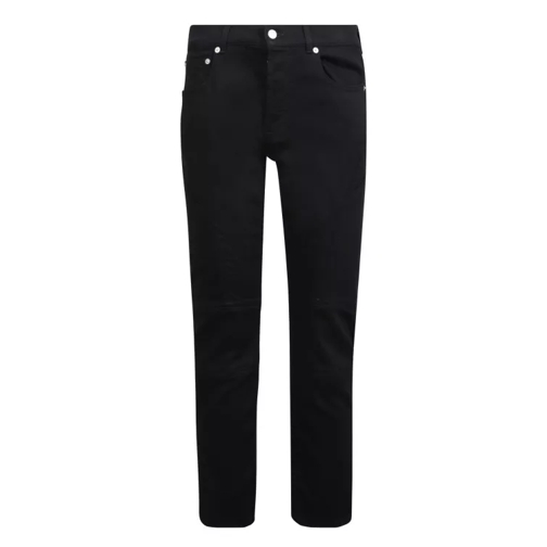 Alexander McQueen Black Skinny-Cut Jeans Black Jeans con gamba skinny