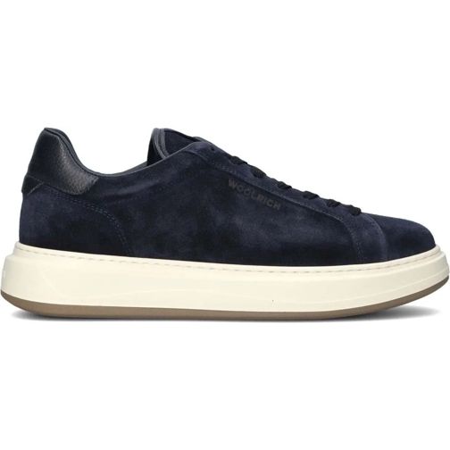 Woolrich sneaker basse Arrow Court Camoscio Sneaker Blue blau