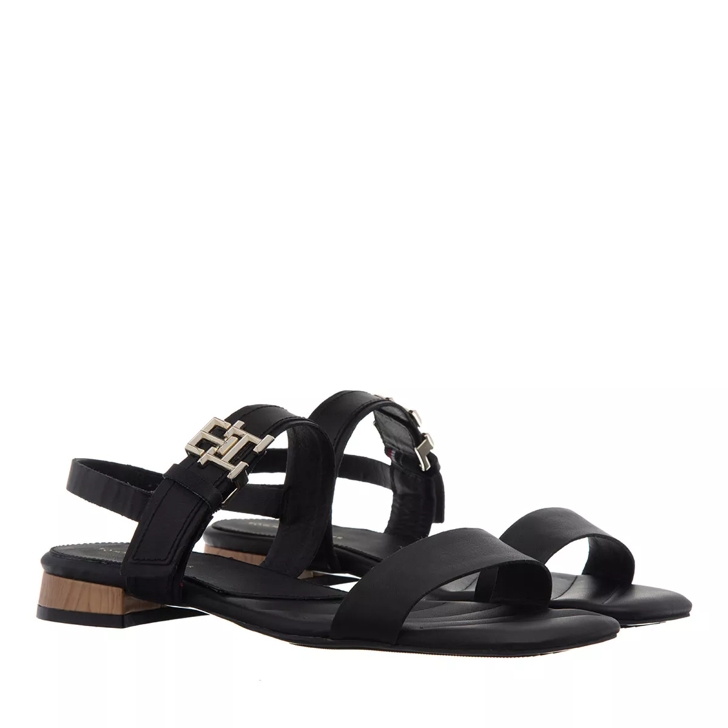 Black tommy hilfiger sandals online