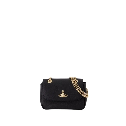 Vivienne Westwood Schultertasche Small Chain Crossbody - Leather - Black Black