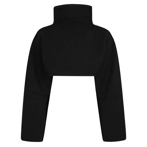 Marni Rollkragenpullover Black Virgin Wool Knitted Sweater Black