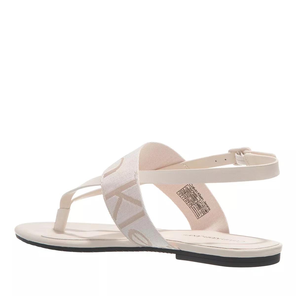 Calvin klein flat deals sandals