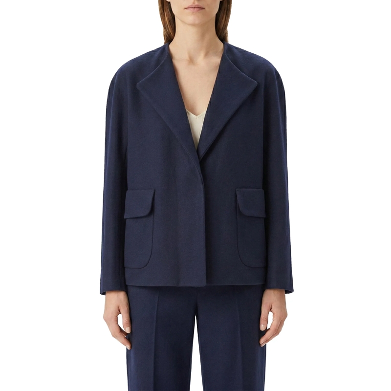 Lis Lareida Strickjacke Jacke aus Baumwollmix blau(Image 2)