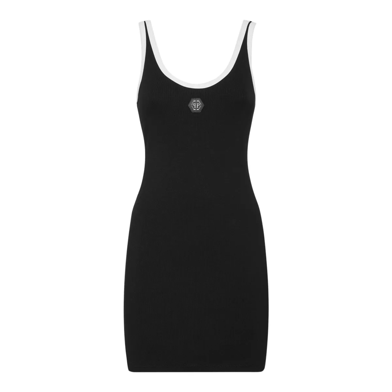 Philipp Plein Minikleid Minikleid weiss