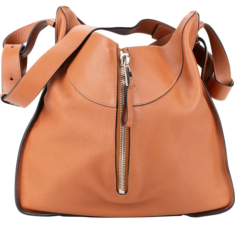 Loewe Schultertasche Loewe Brown Leather Hammock Crossbody Bag braun