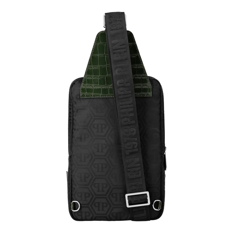 Philipp Plein Schultertasche Kreuzkörper Monogram schwarz(Image 2)