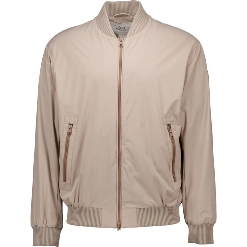 Woolrich Bomberjacke Woolrich Matt Bomberjacks Beige Cfwoou0893mrut3107 beige