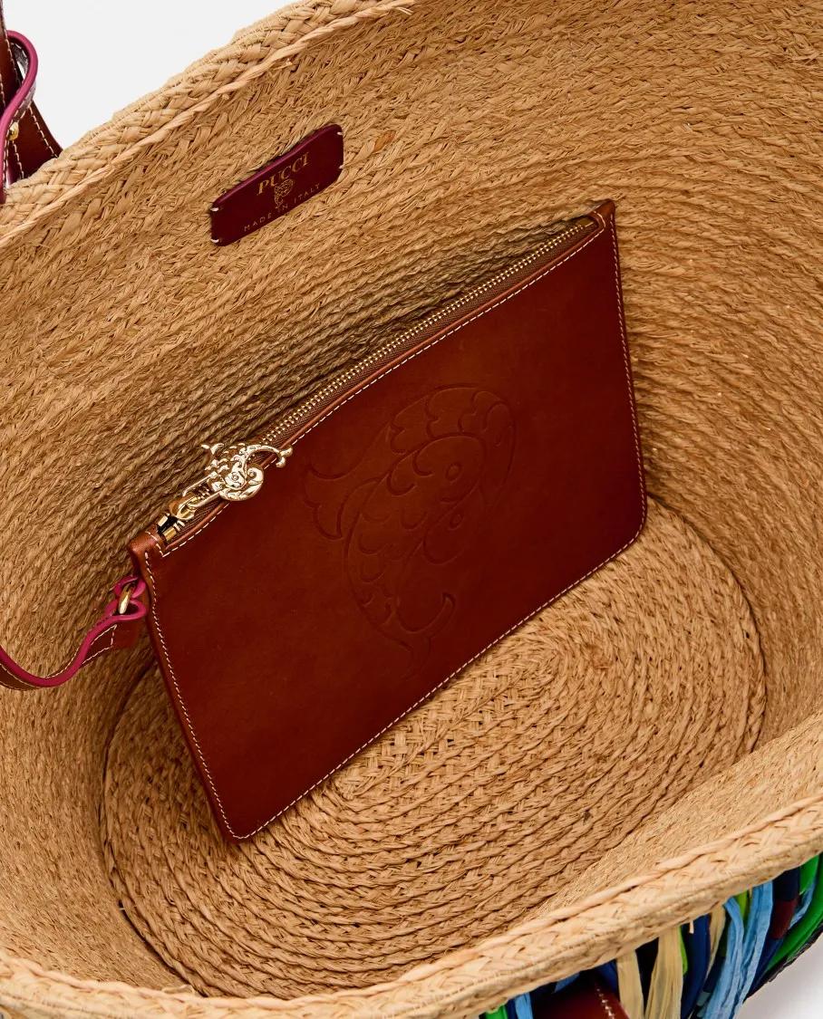 Pucci Bucket bags Fringes Basket Bag in bruin