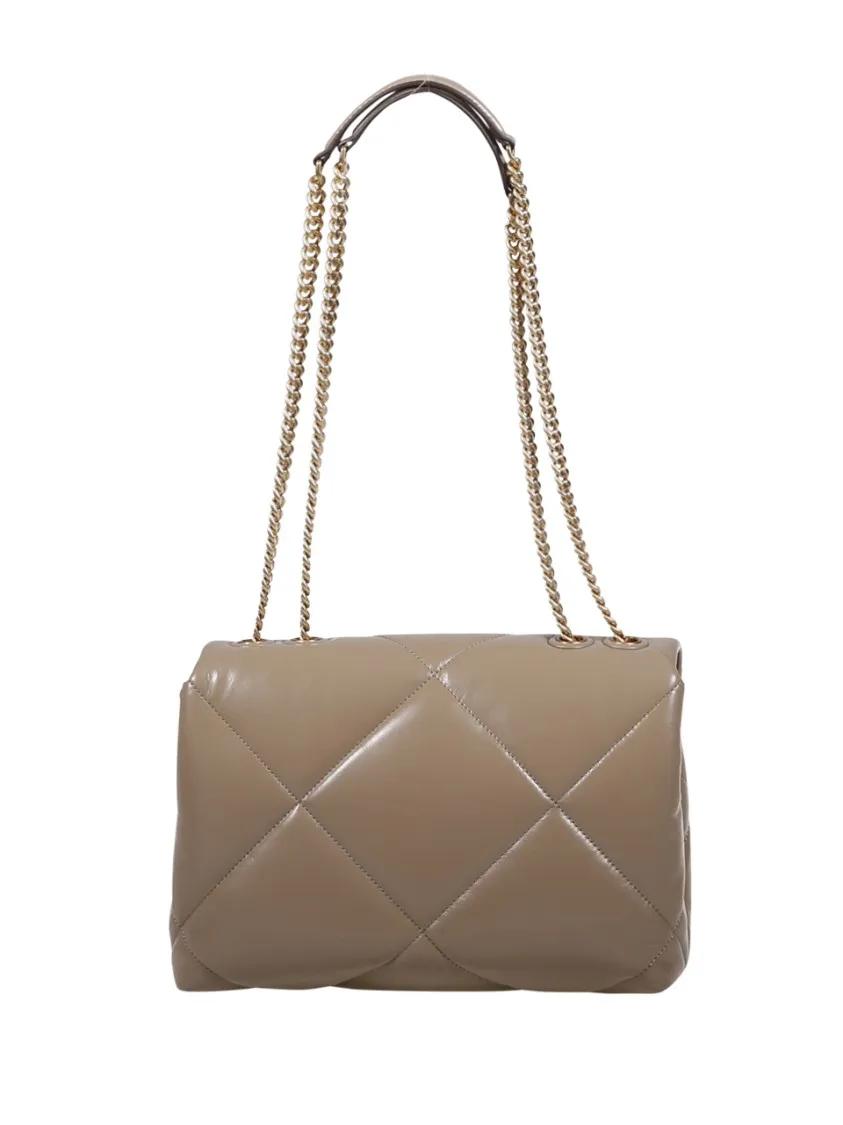 TORY BURCH Hobo bags Kira Diamond Quilt Convertible Shoulder Bag in bruin