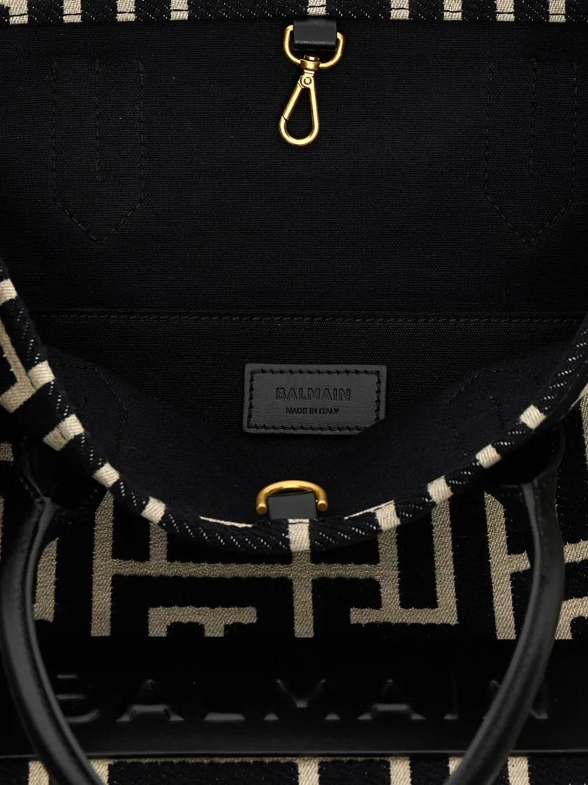 Balmain Shoppers & Totes 'B-Army 42' Shopping Bag in zwart