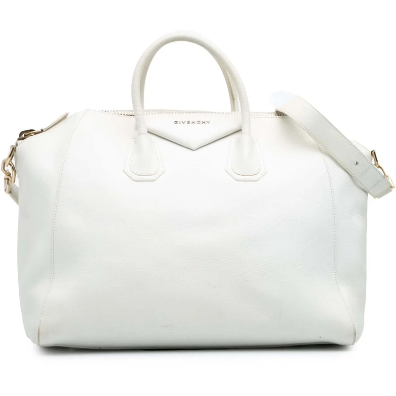 Givenchy Schultertasche Large Leather Antigona Satchel weiß