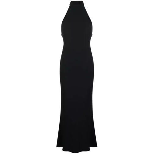 Alexander McQueen Dress Midi Halterneck Black Black 