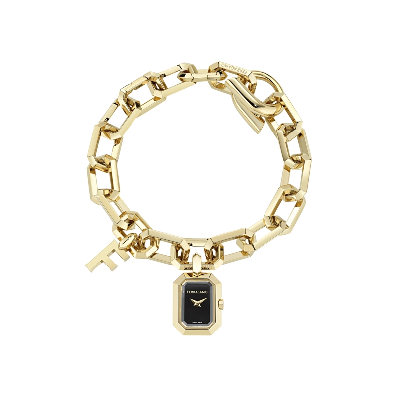 Salvatore Ferragamo Quarzuhr Quarz-Analoguhr Ferragamo Charm gold