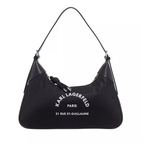 Karl Lagerfeld Rsg Nylon Shoulderbag Black Hobo Bag