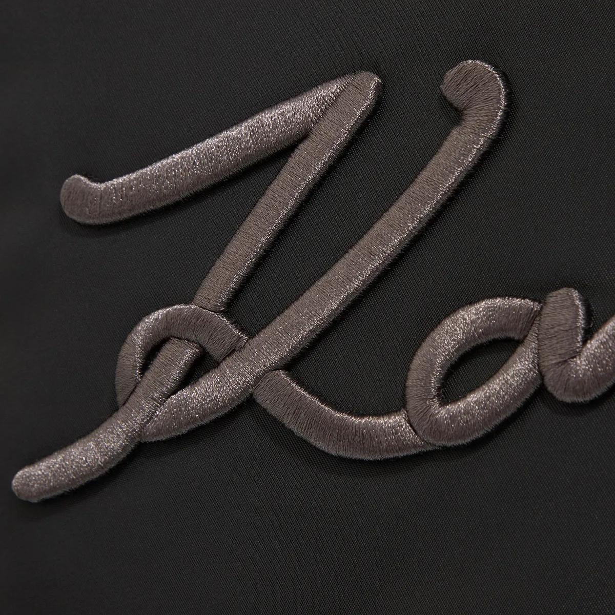 Karl Lagerfeld Shoppers & Totes K Signature Nylon Md Tote in zwart
