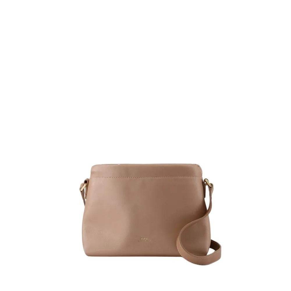 A.P.C. Shopper - Ninon Mini Crossbody - Synthetic Leather - Pink - Gr. unisize - in Braun - für Damen