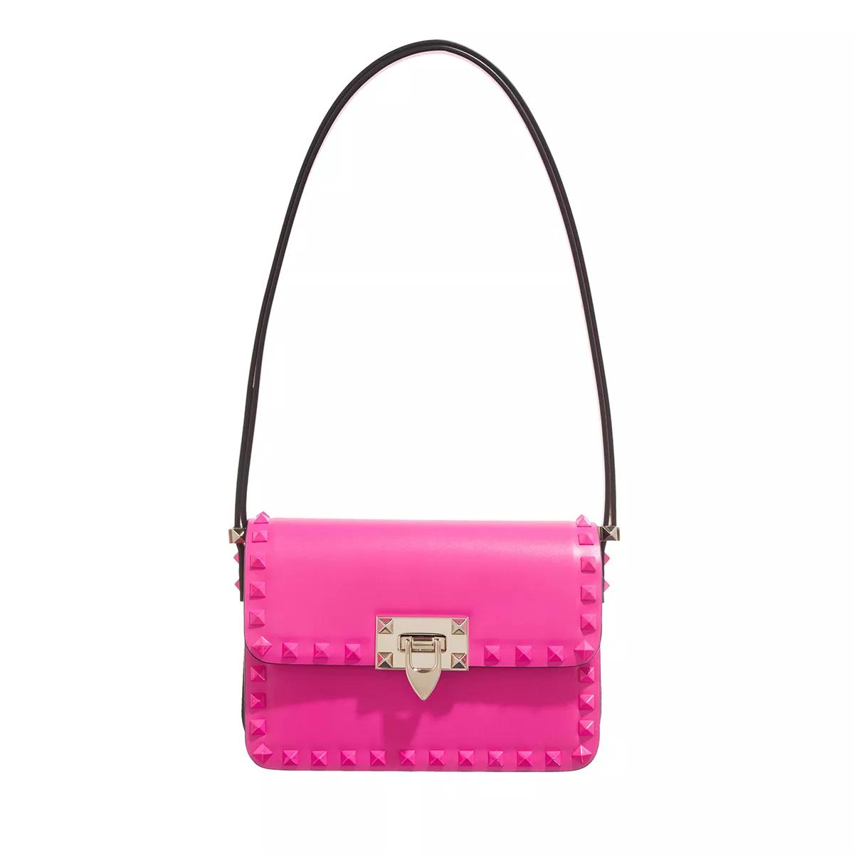 Valentino Garavani Crossbody Bags - Small Rockstud23 Shoulder Bag - Gr. unisize - in Rosa - für Damen