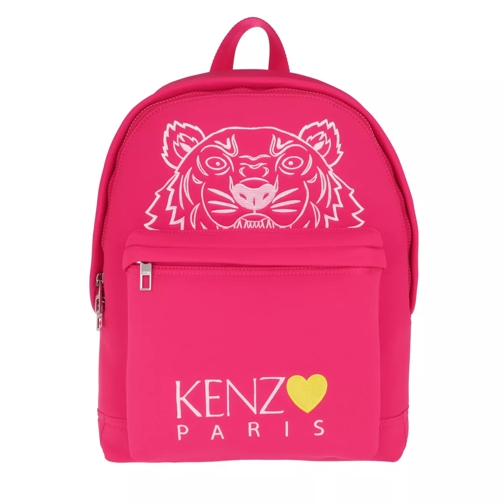 Kenzo Tiger Head Backpack Deep Fuchsia Rugzak