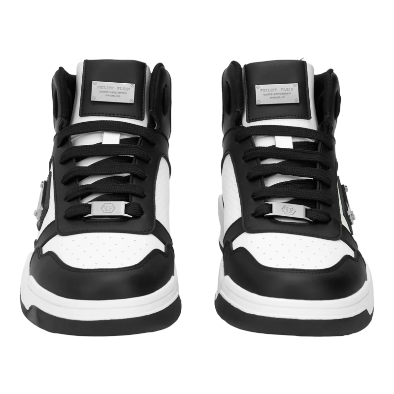 Philipp Plein Low-Top-Sneaker Mid-Top Turnschuhe Street weiss(Image 3)