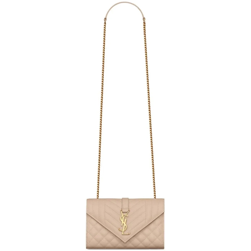 Saint Laurent Tote Saint Laurent Envelope Small Bag beige