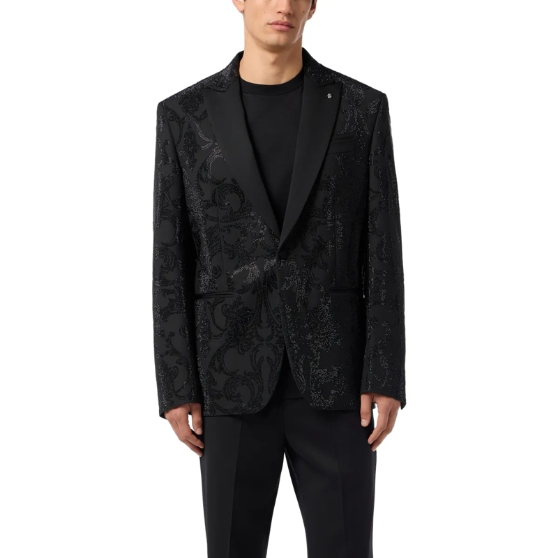 BILLIONAIRE Blazer Blazer Brocade Strass schwarz(Image 3)