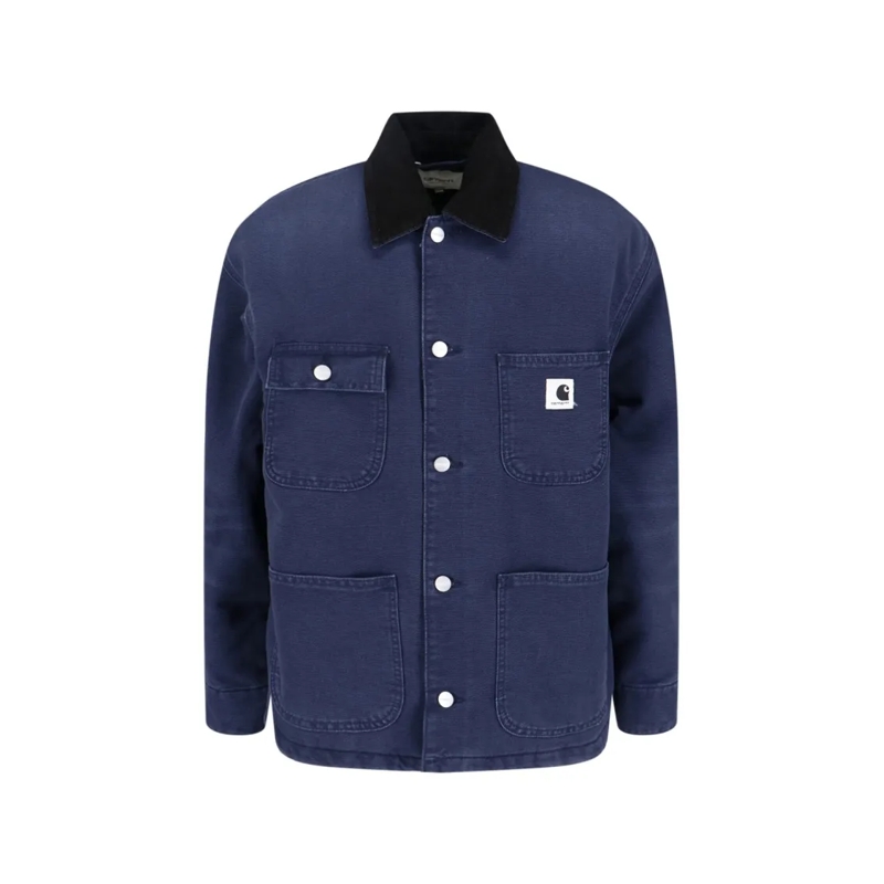 Carhartt Wip Übergangsjacke "Og Michigan" Jacket, In Blue Organic Cotton Blue