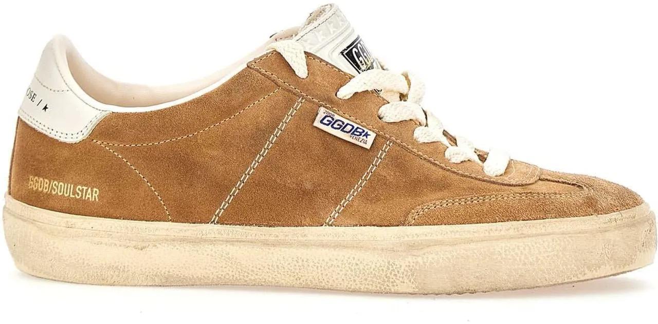 Golden Goose Low-Top Sneaker - Suede And Leather Sneakers With Textured Detailing - Gr. 36 (EU) - in Braun - für Damen