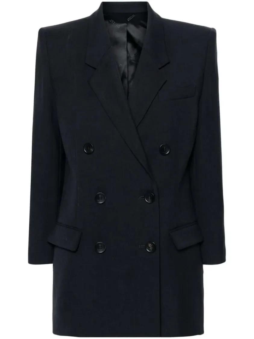 ボトムスその他 Isabel Marant Robine Double-Breasted Cotton Blazer Isabel Marant Robine Double-Breasted Cotton Blazer Black