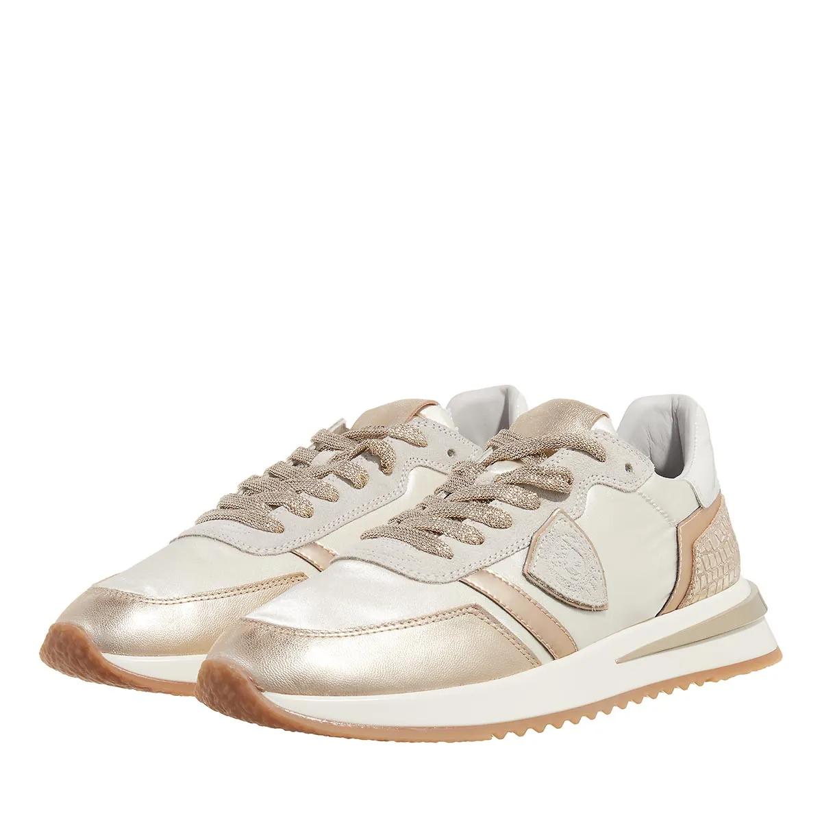 Philippe Model Tropez Low Woman Metal Animalier Or Lage-top