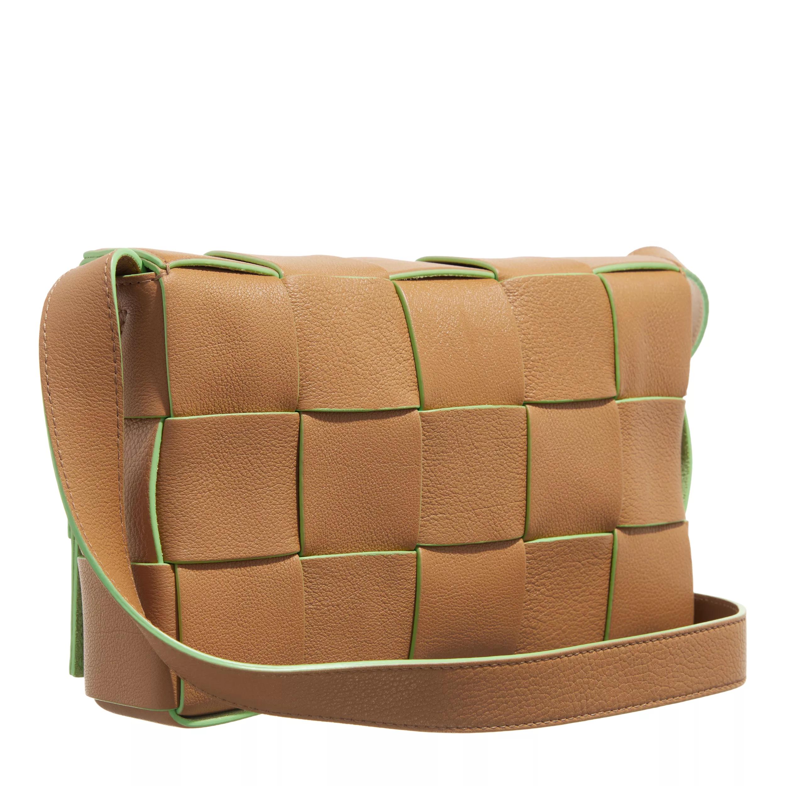 Bottega Veneta Crossbody bags Cassette Crossbody Bag in bruin