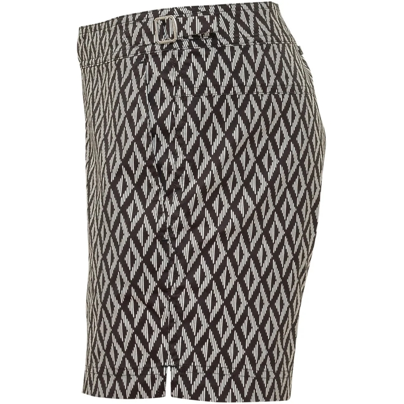 Tom Ford  Swim Short con Stampa Geometrica dunkelgrau(Image 3)