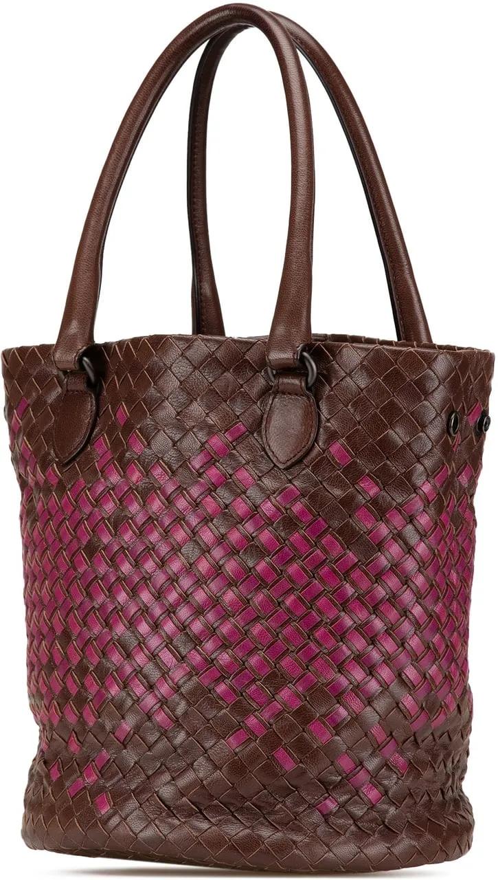 Thumbnail - Bottega Veneta Hobo Bags - Bicolor Nappa Intrecciato Bucket Bag - Gr. unisize - in Braun - für Damen