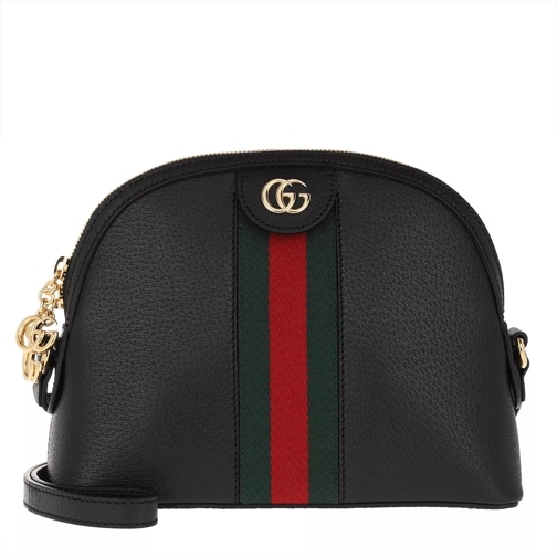 Gucci Ophidia Small Shoulder Bag Leather Black Crossbody Bag