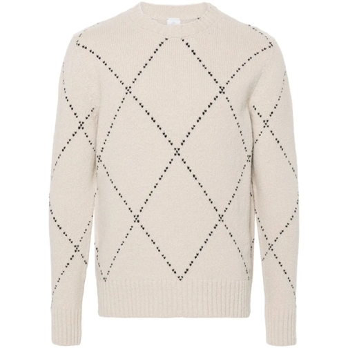 Eleventy Pullover Crewneck Sweater Neutrals