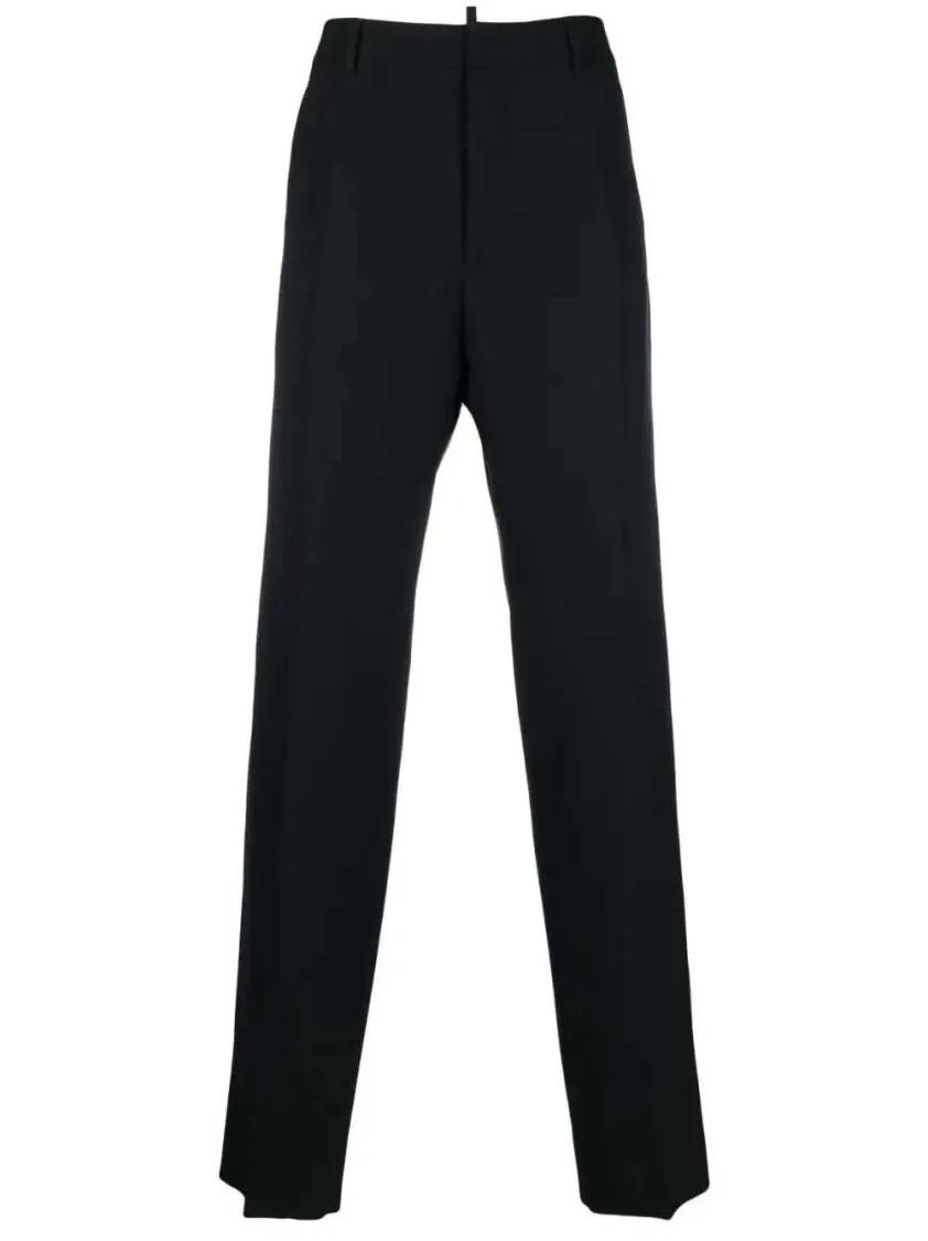 Thumbnail - Dsquared2 - Logo-Plaque Tailored Trousers - Größe 48 - schwarz