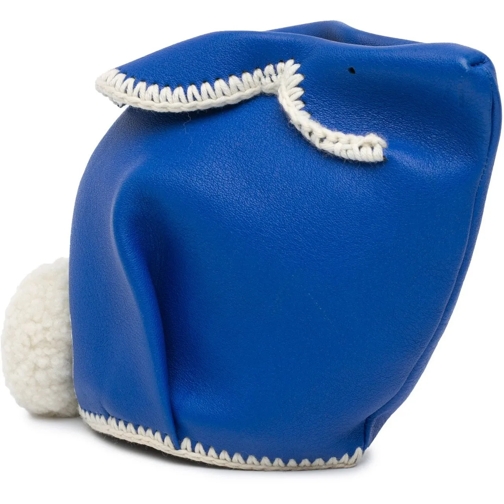Loewe Sac à bandoulière 2010-2024 Mini Calfskin Stitched Bunny Crossbody blau (Image 2)