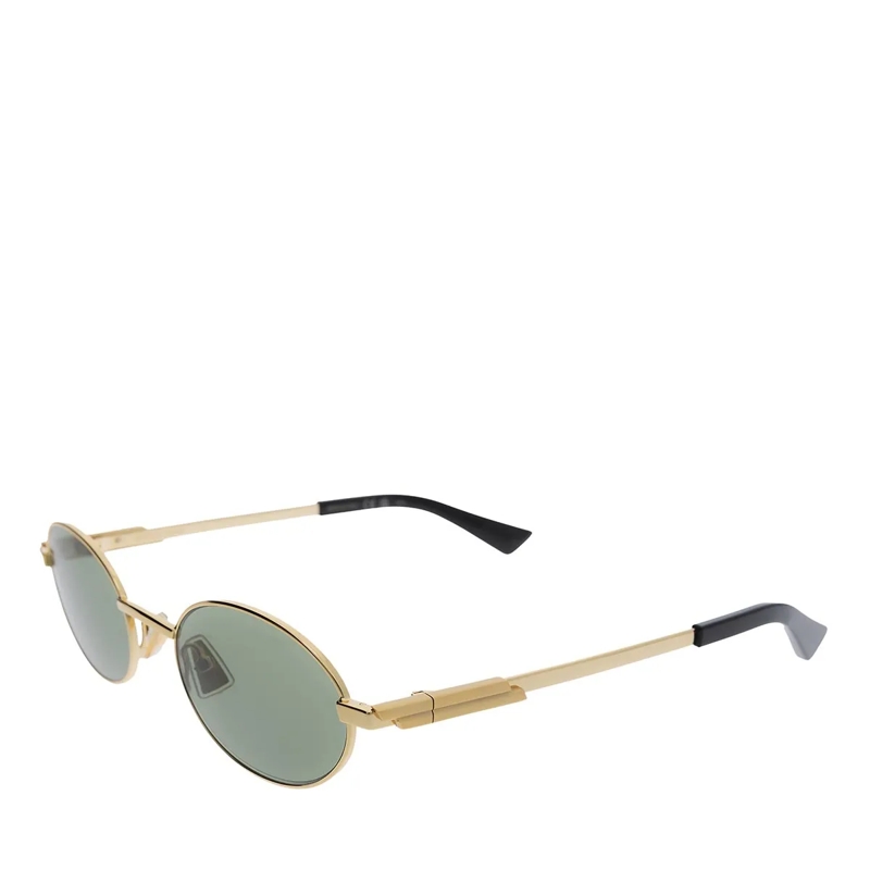 Bottega Veneta Sonnenbrille BV1470S Gold-Gold-Green