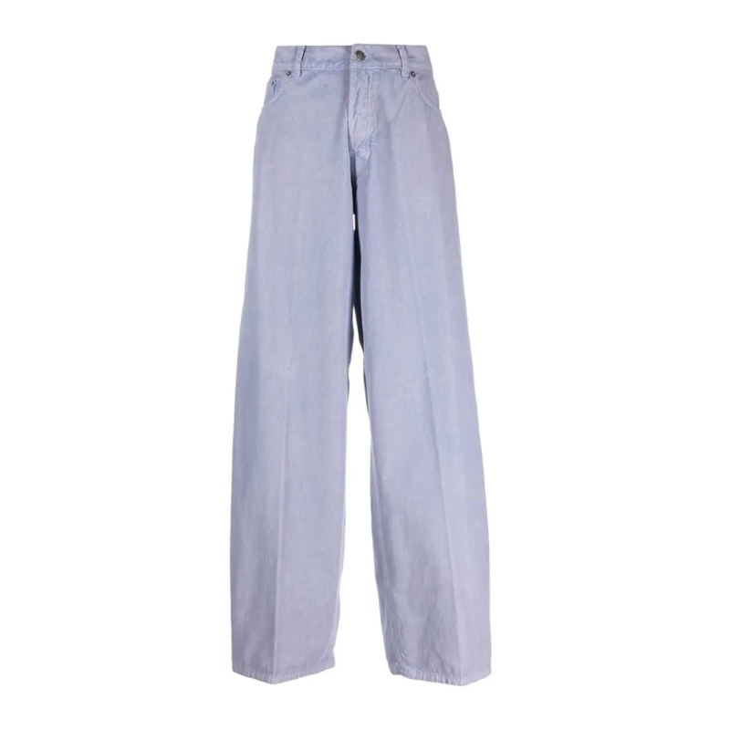 Haikure Jeans Eco-Friendly Wide-Leg Jeans With Recycled Cotton B Purple