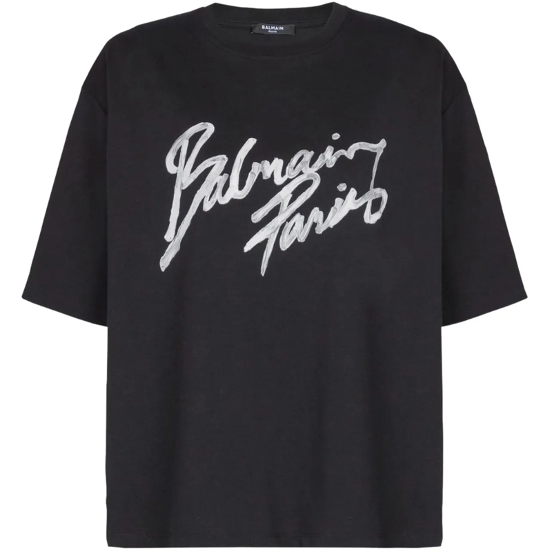 Balmain T-shirt T-Shirts And Polos Black schwarz