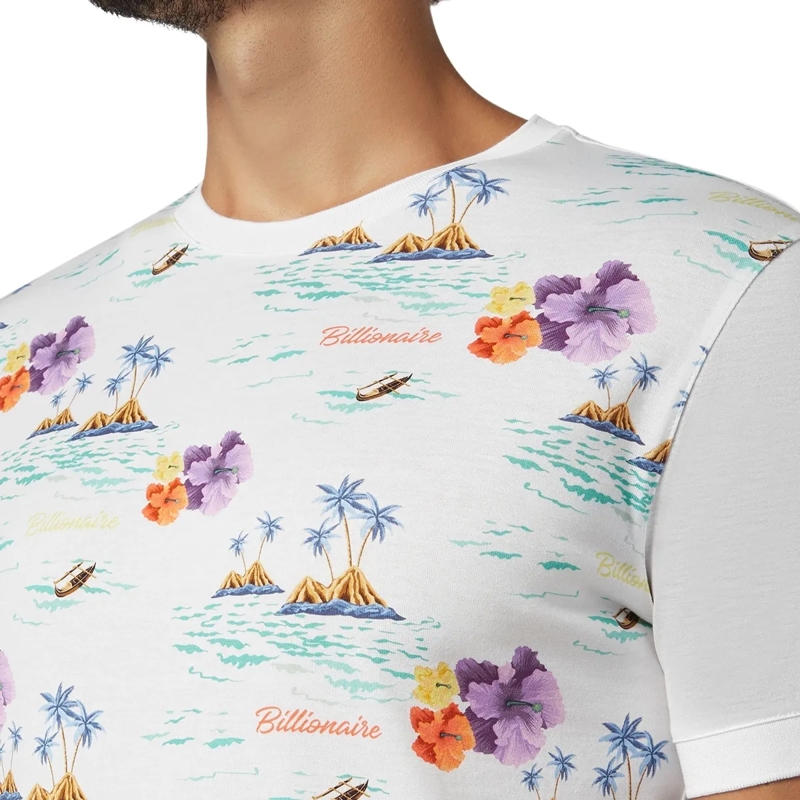 BILLIONAIRE T-Shirt T-Shirt Palms weiss(Image 4)