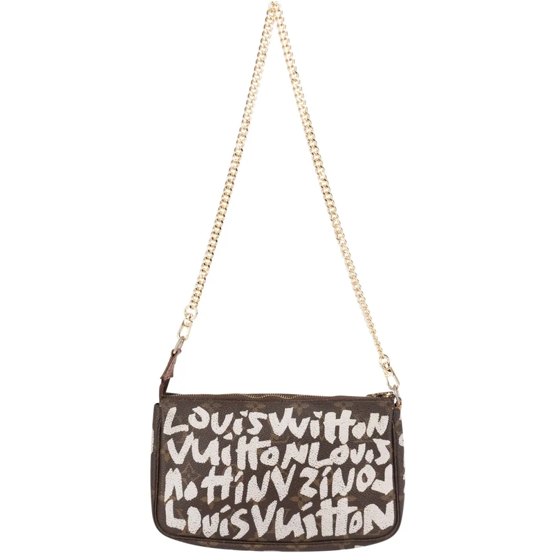 Louis Vuitton Tote Louis Vuitton Monogram Limited Graffiti Pochette A braun