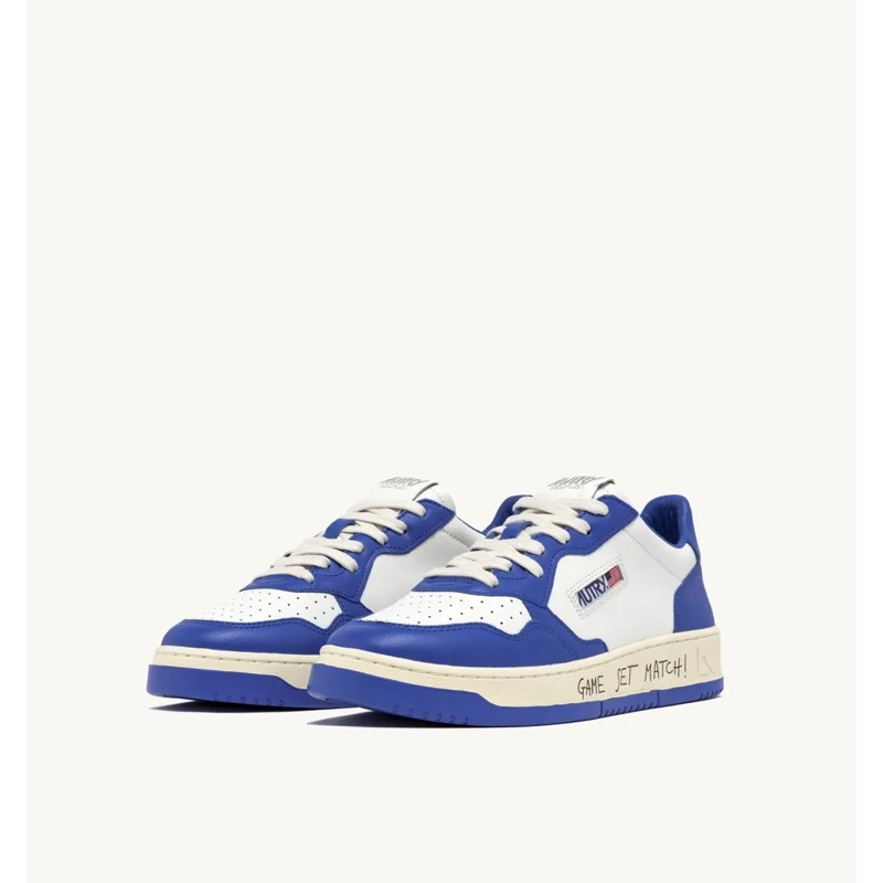 Autry International Lage-top sneaker Sneakers Medalist Low With Cushioned Collar And Mi Blue