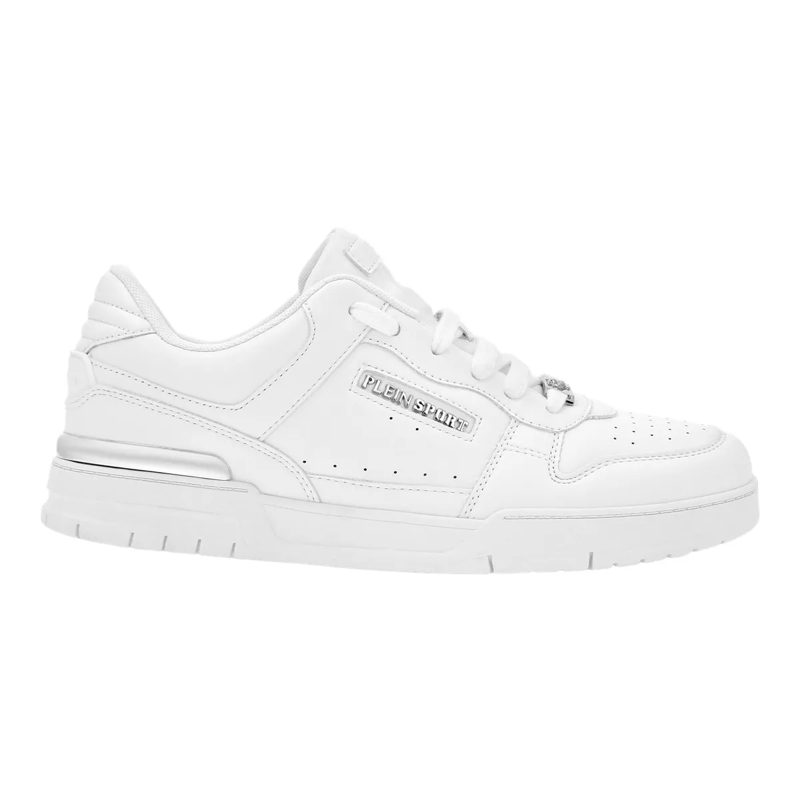 Plein Sport Low-Top-Sneaker Lo-Top Turnschuhe weiss