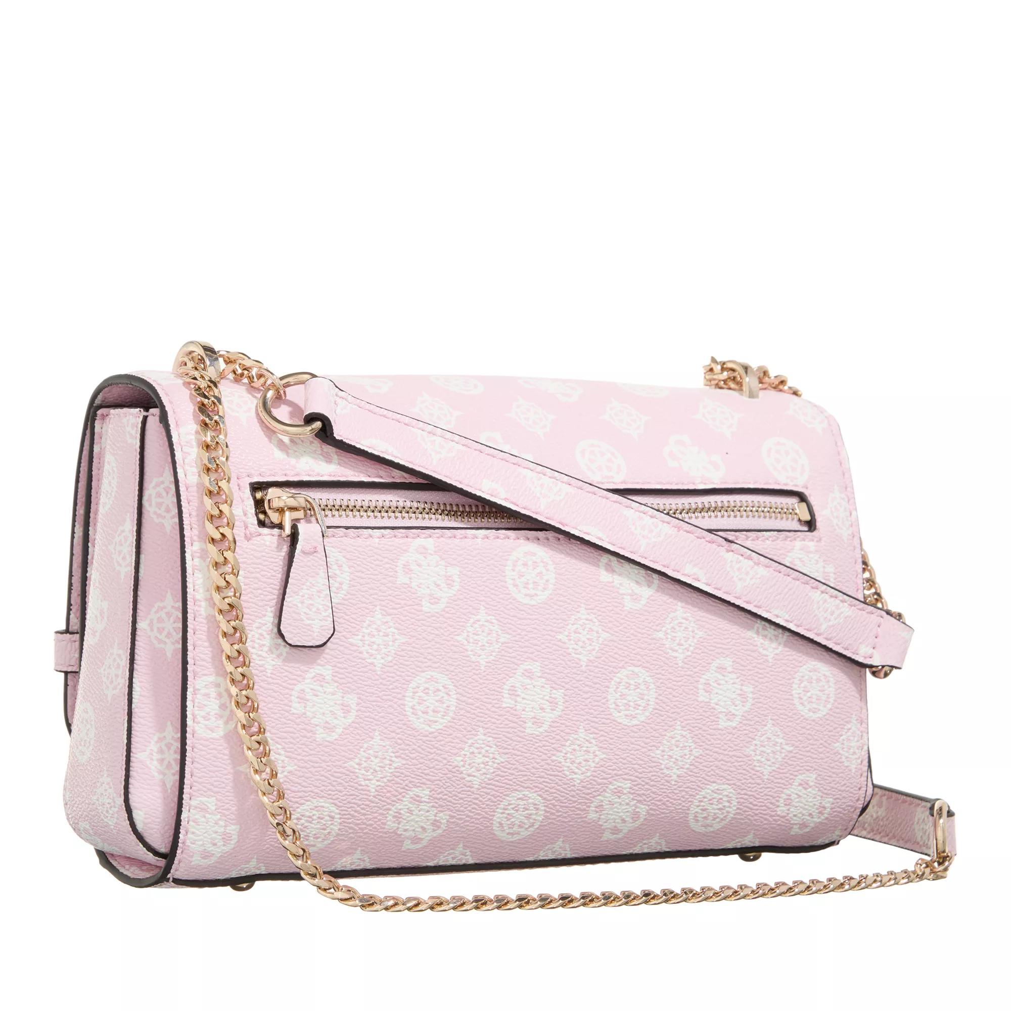 Guess Crossbody bags Loralee Convertible Xbody Flap in poeder roze