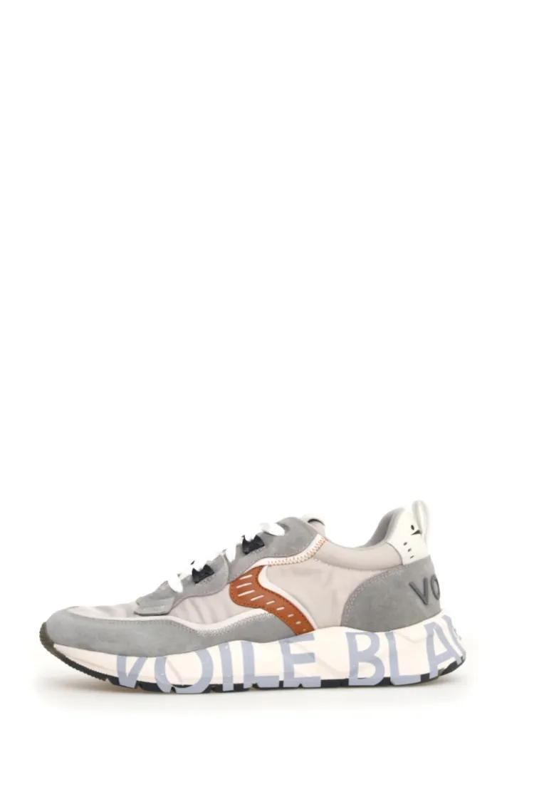 Thumbnail - Voile Blanche Low-Top Sneaker - Avant-Garde Grey Sneakers With Sporty Notched Sole - Gr. 43 (EU) - in Grau - für Damen