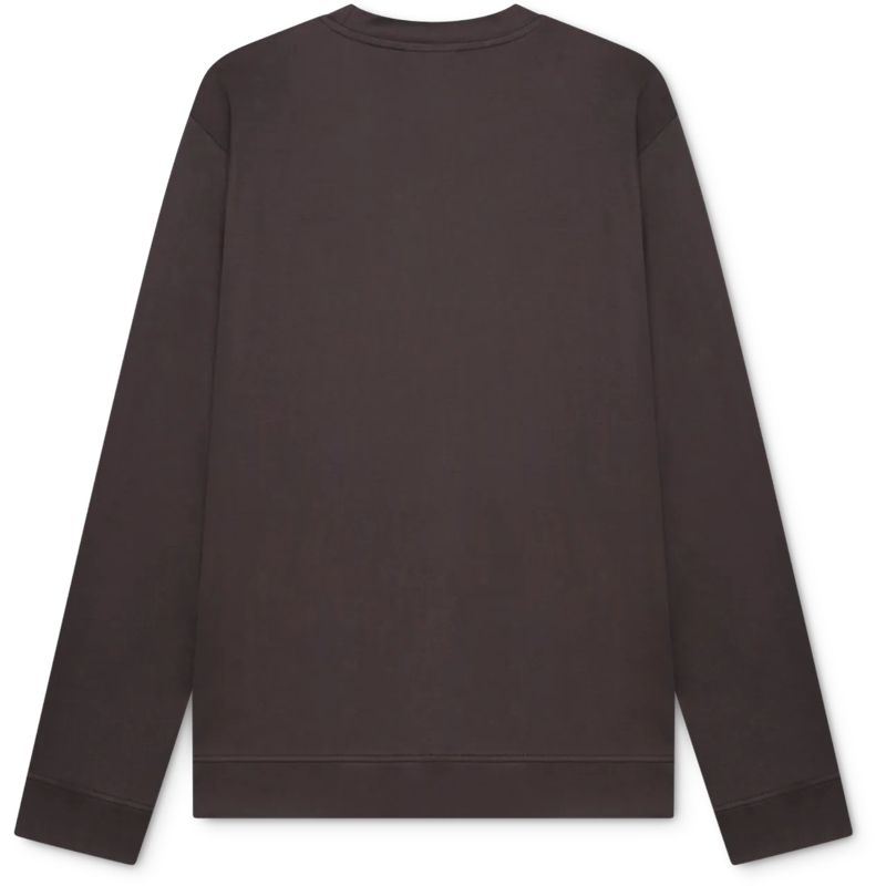 VALENZA Legeres Oberteil Heren Heavy Supima Sweater Grijs grau(Image 2)